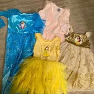 Girls size 3T/4T Disney dresses!